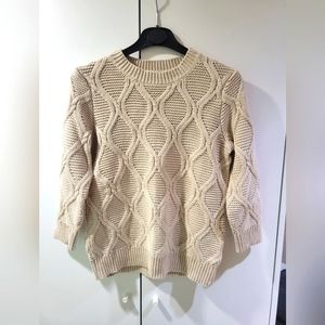 Diamond pattern knit
